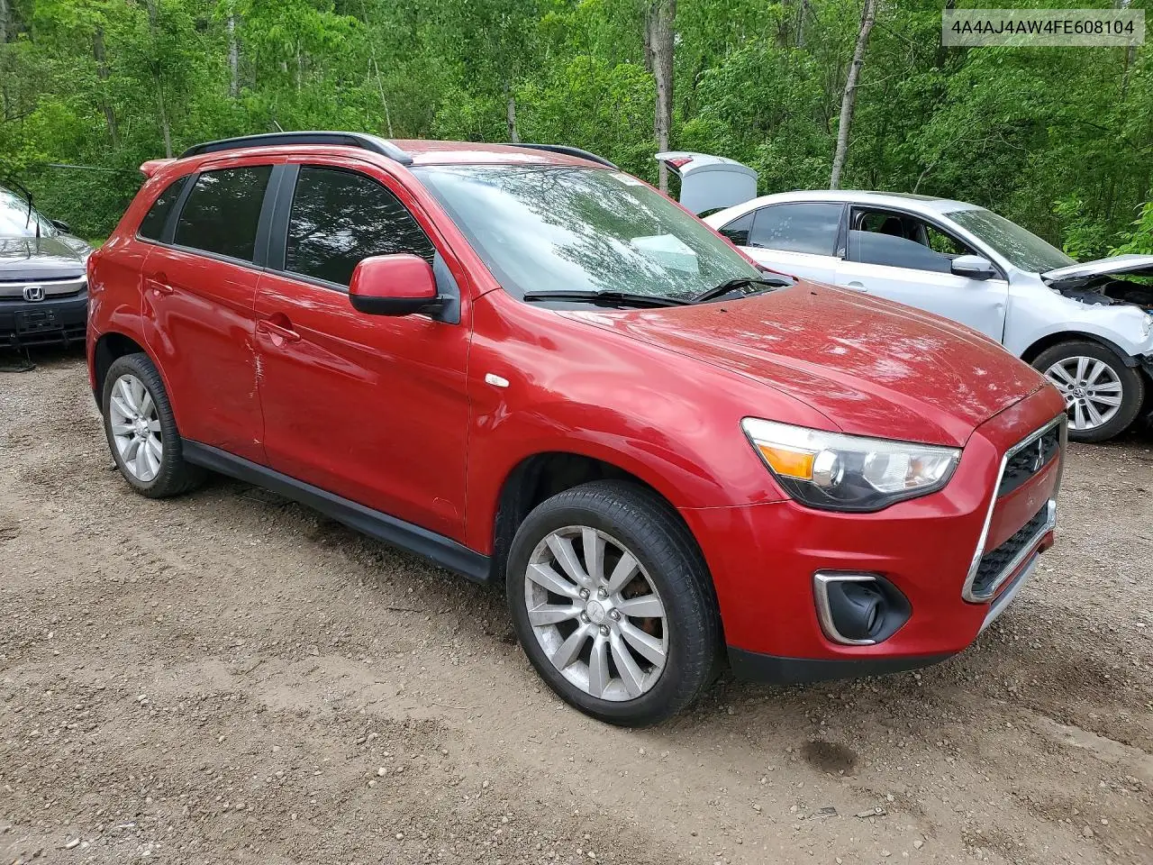 2015 Mitsubishi Rvr Gt VIN: 4A4AJ4AW4FE608104 Lot: 57301616