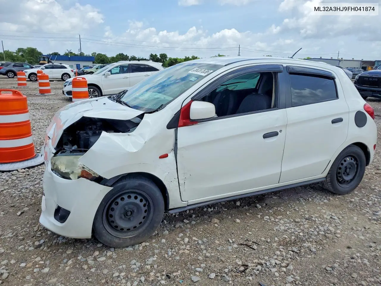 2015 Mitsubishi Mirage De VIN: ML32A3HJ9FH041874 Lot: 58287636