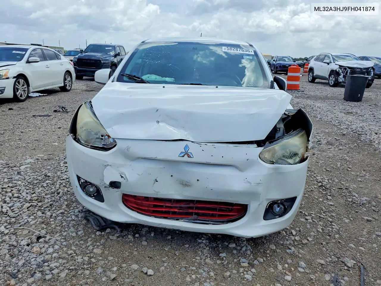 2015 Mitsubishi Mirage De VIN: ML32A3HJ9FH041874 Lot: 58287636