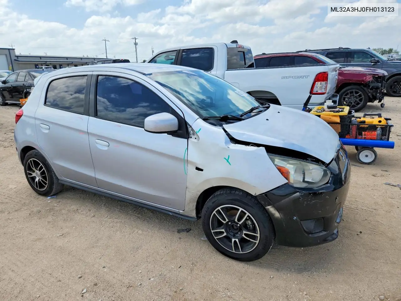 2015 Mitsubishi Mirage De VIN: ML32A3HJ0FH013123 Lot: 58294356