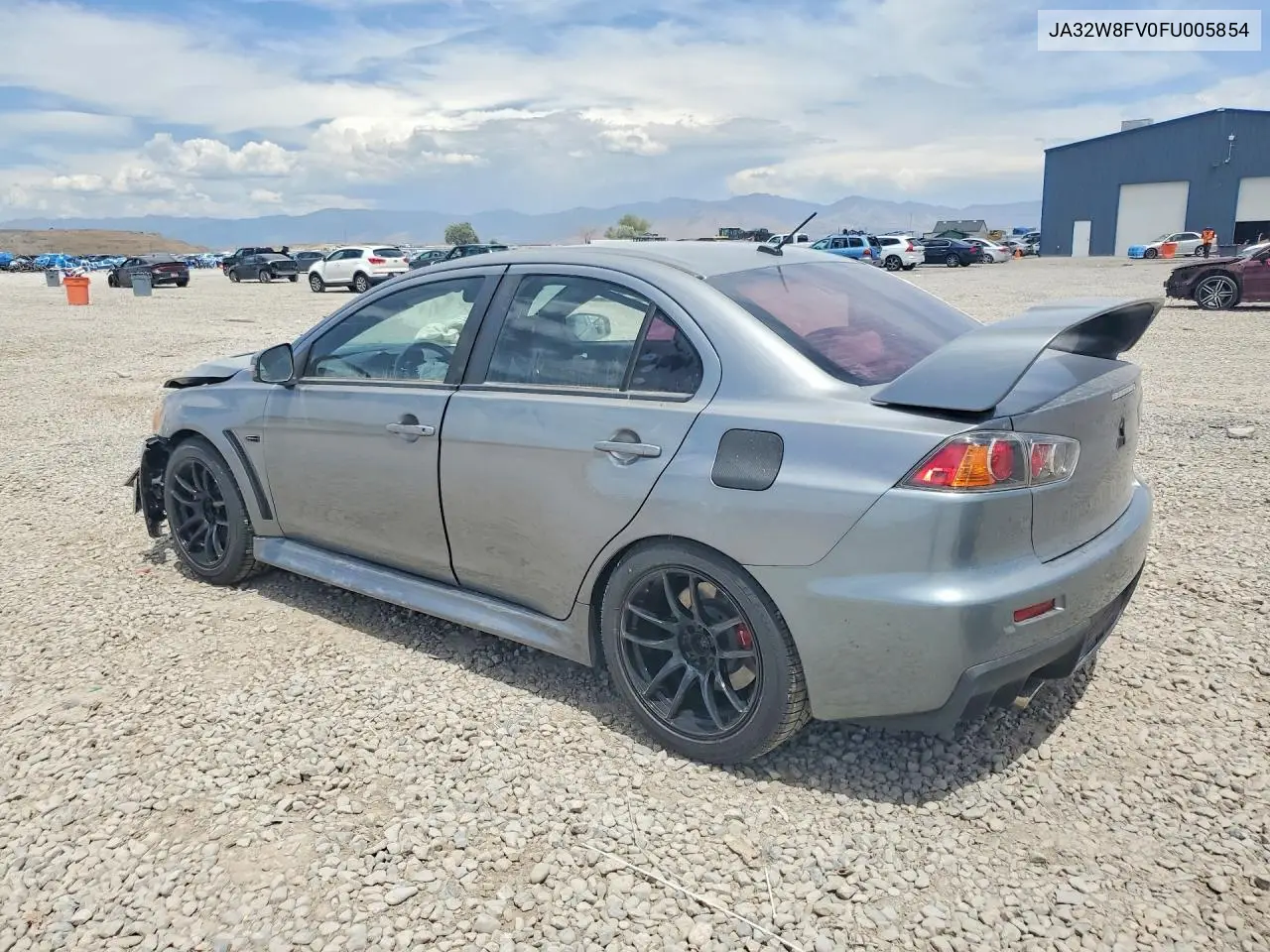 2015 Mitsubishi Lancer Evolution Gsr VIN: JA32W8FV0FU005854 Lot: 59709556