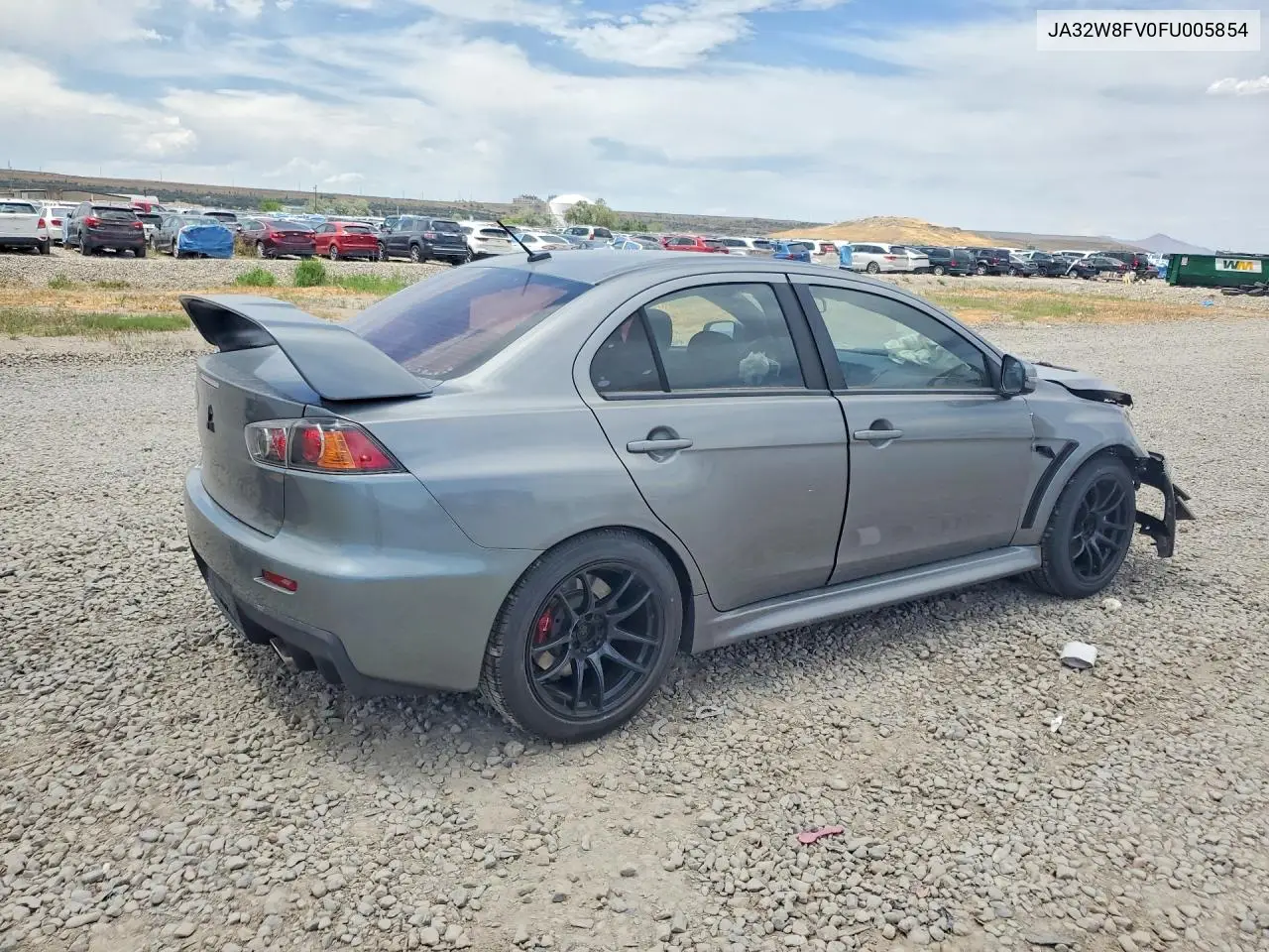 2015 Mitsubishi Lancer Evolution Gsr VIN: JA32W8FV0FU005854 Lot: 59709556