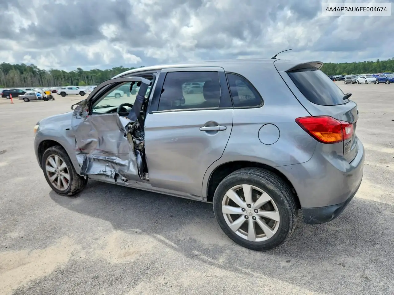 2015 Mitsubishi Outlander Sport Es VIN: 4A4AP3AU6FE004674 Lot: 61119726