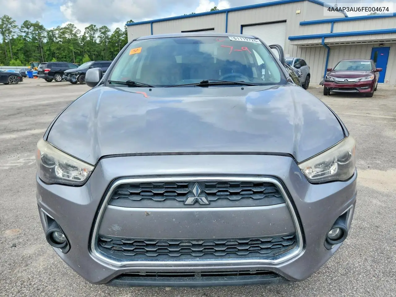 2015 Mitsubishi Outlander Sport Es VIN: 4A4AP3AU6FE004674 Lot: 61119726