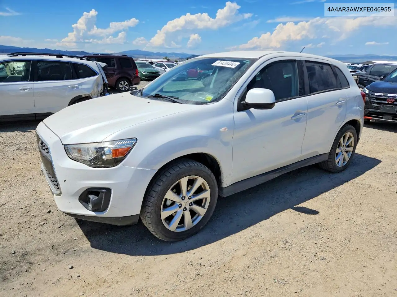 2015 Mitsubishi Outlander Sport Es VIN: 4A4AR3AWXFE046955 Lot: 61438446