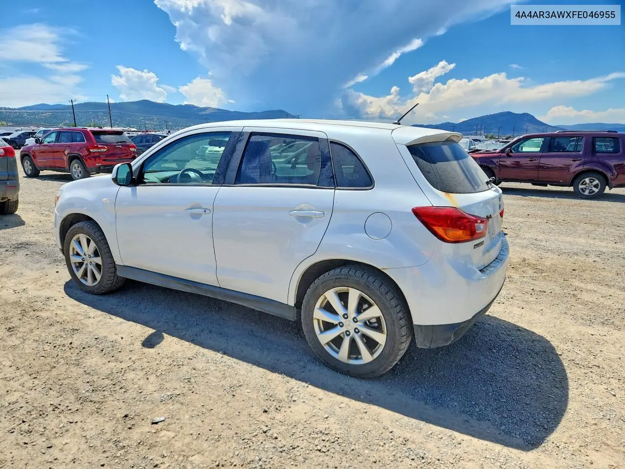 2015 Mitsubishi Outlander Sport Es VIN: 4A4AR3AWXFE046955 Lot: 61438446