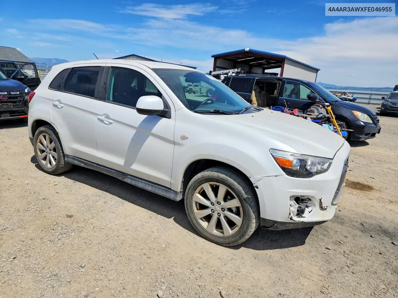 2015 Mitsubishi Outlander Sport Es VIN: 4A4AR3AWXFE046955 Lot: 61438446