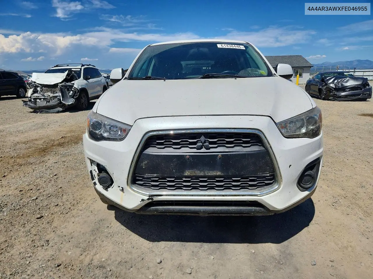 2015 Mitsubishi Outlander Sport Es VIN: 4A4AR3AWXFE046955 Lot: 61438446