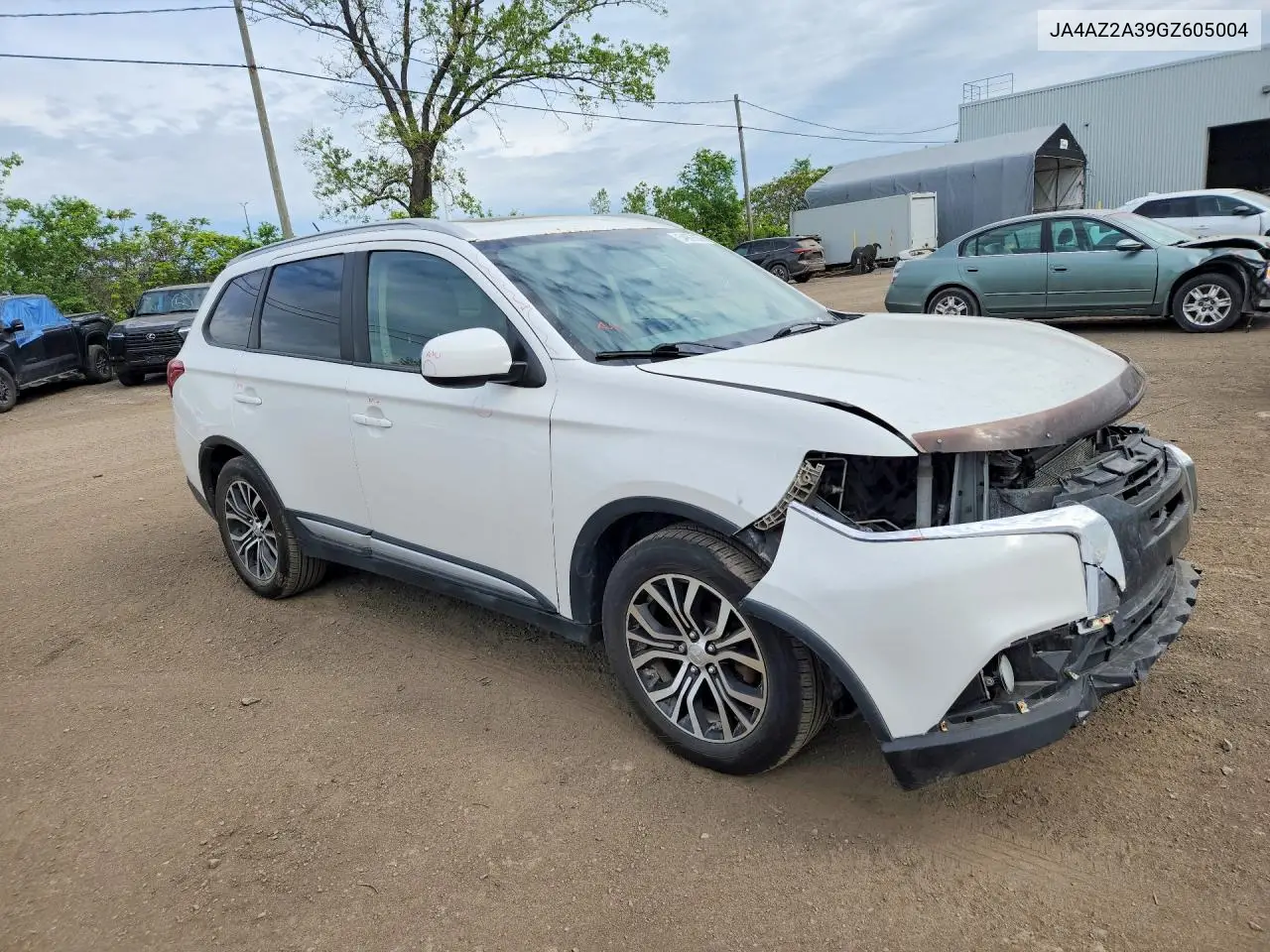 2016 Mitsubishi Outlander Es VIN: JA4AZ2A39GZ605004 Lot: 54963566
