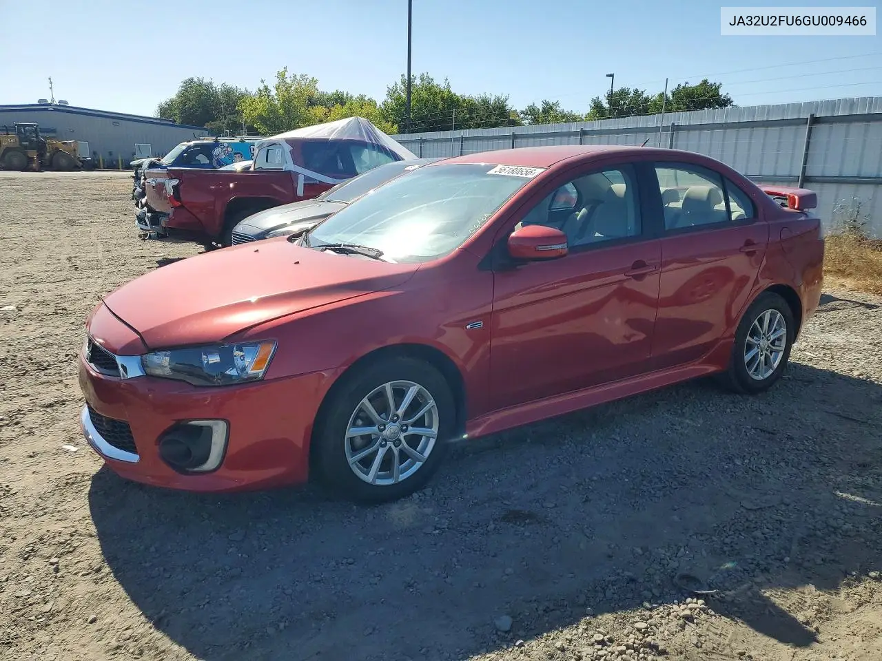 2016 Mitsubishi Lancer Es VIN: JA32U2FU6GU009466 Lot: 56180656