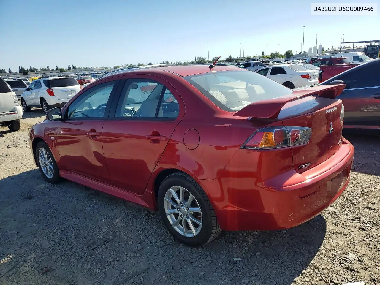 2016 Mitsubishi Lancer Es VIN: JA32U2FU6GU009466 Lot: 56180656