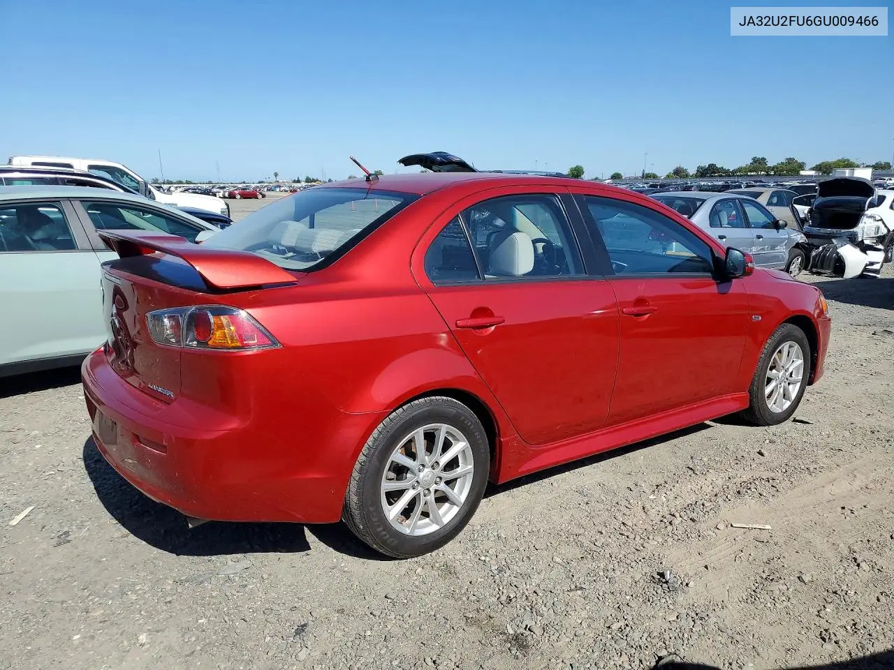 2016 Mitsubishi Lancer Es VIN: JA32U2FU6GU009466 Lot: 56180656
