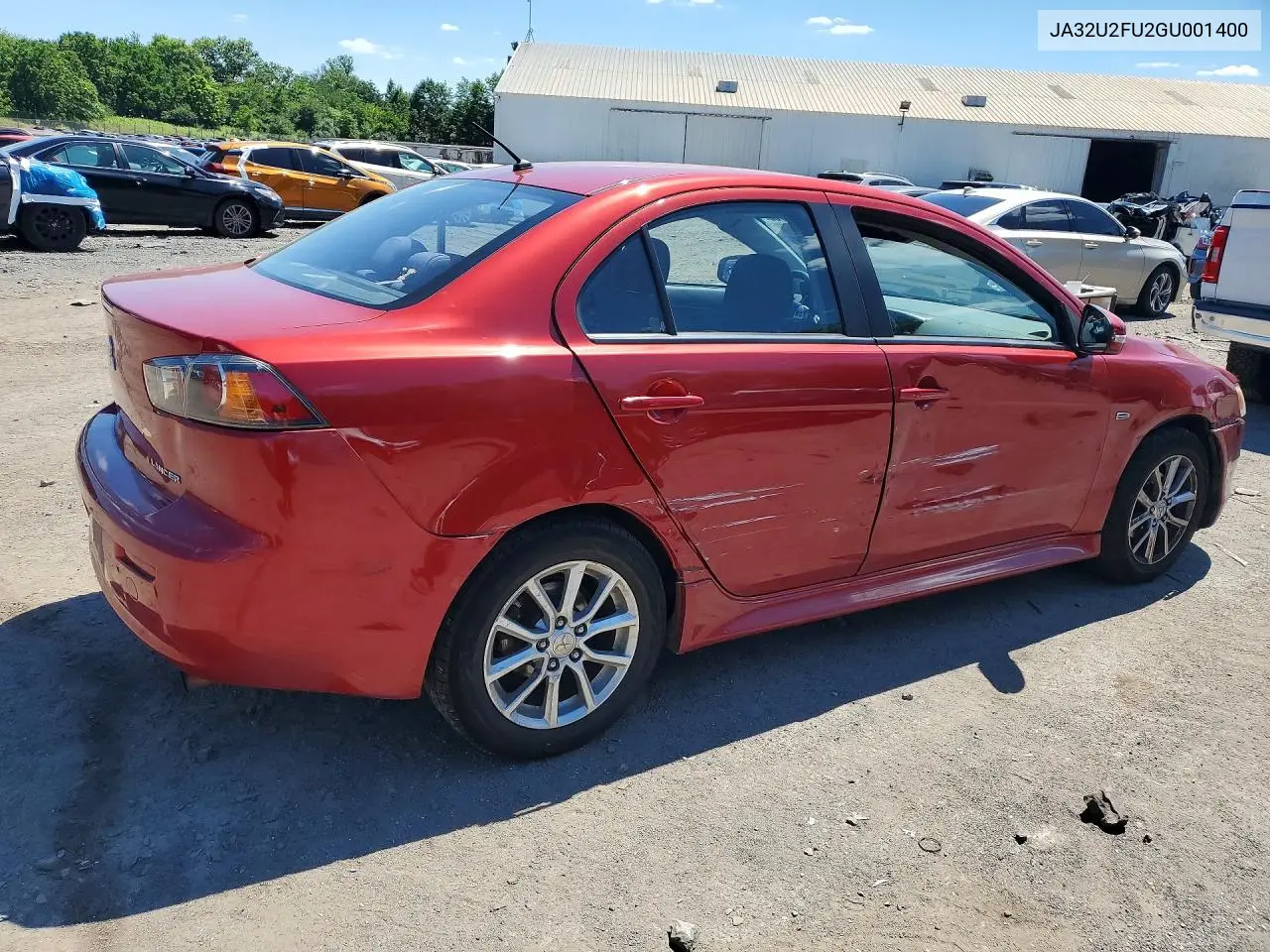 2016 Mitsubishi Lancer Es VIN: JA32U2FU2GU001400 Lot: 57008786