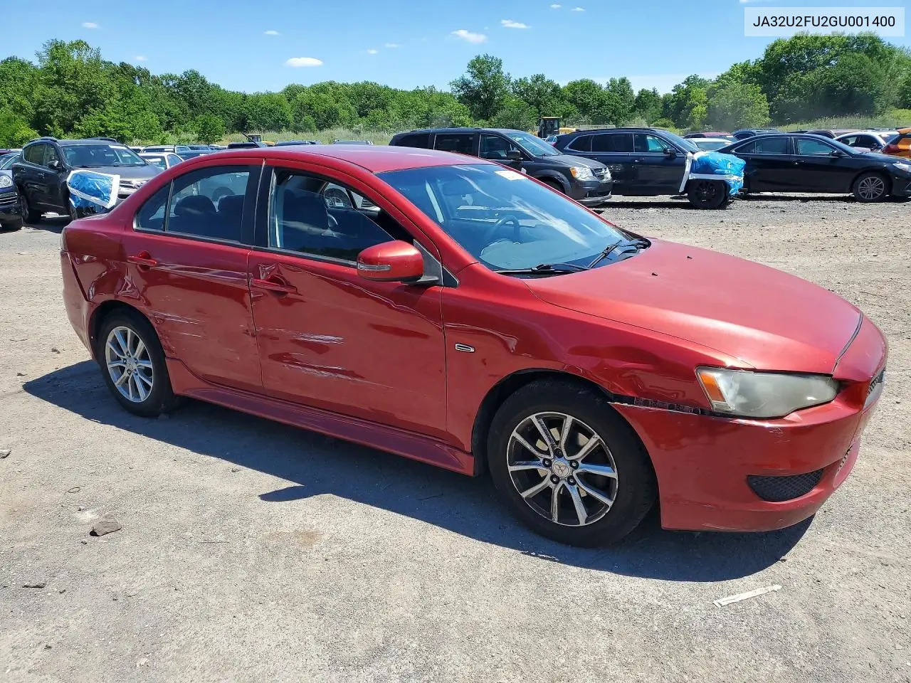2016 Mitsubishi Lancer Es VIN: JA32U2FU2GU001400 Lot: 57008786