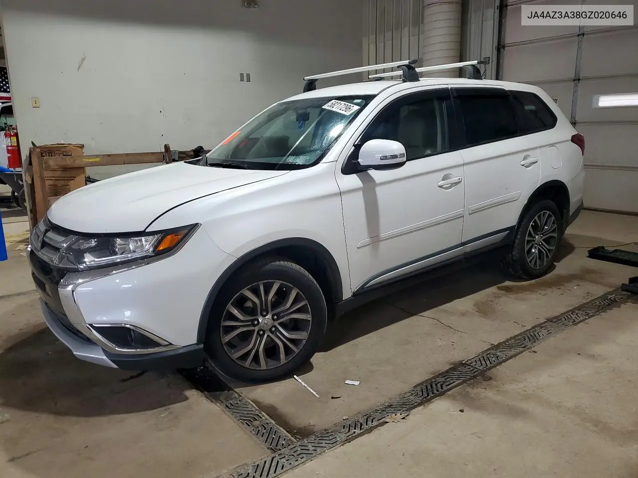 2016 Mitsubishi Outlander Se VIN: JA4AZ3A38GZ020646 Lot: 58217296