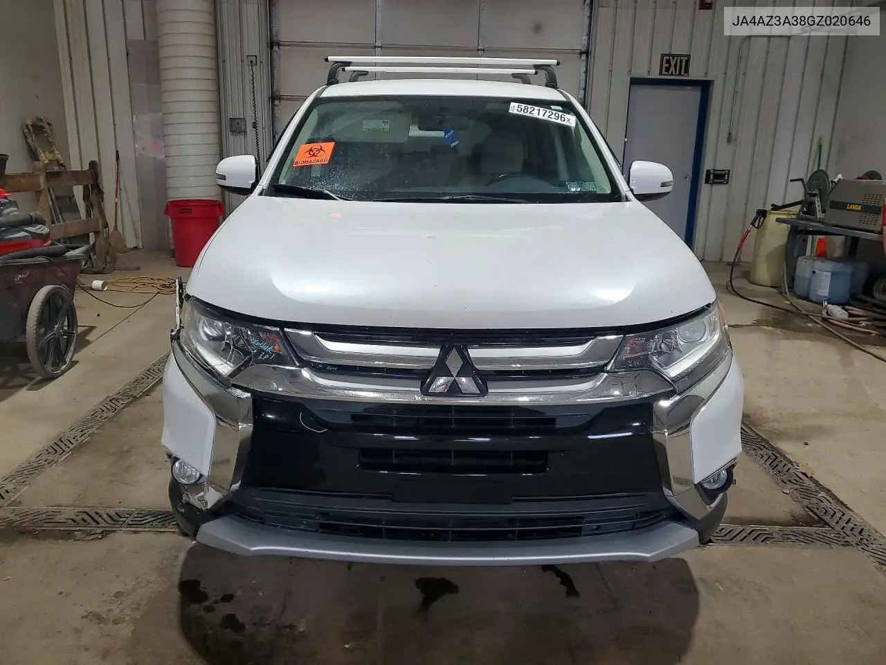 2016 Mitsubishi Outlander Se VIN: JA4AZ3A38GZ020646 Lot: 58217296