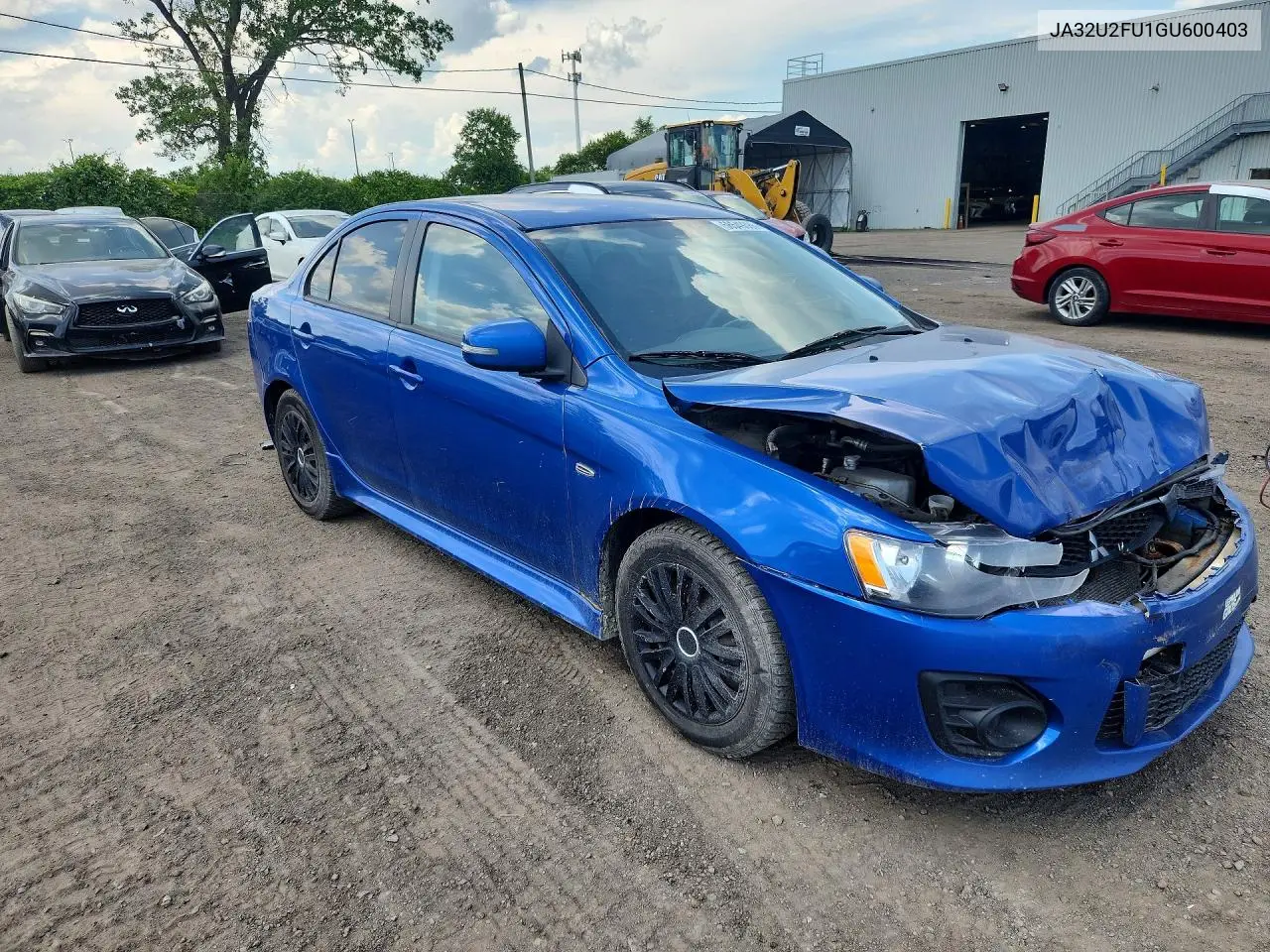 2016 Mitsubishi Lancer Es VIN: JA32U2FU1GU600403 Lot: 58549386