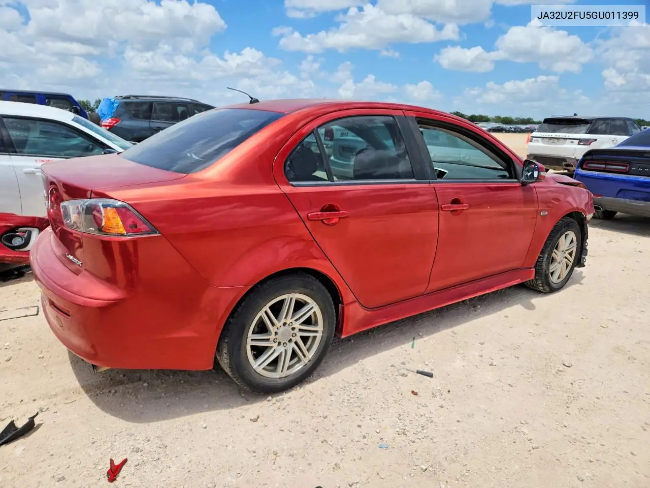 2016 Mitsubishi Lancer Es VIN: JA32U2FU5GU011399 Lot: 59855146
