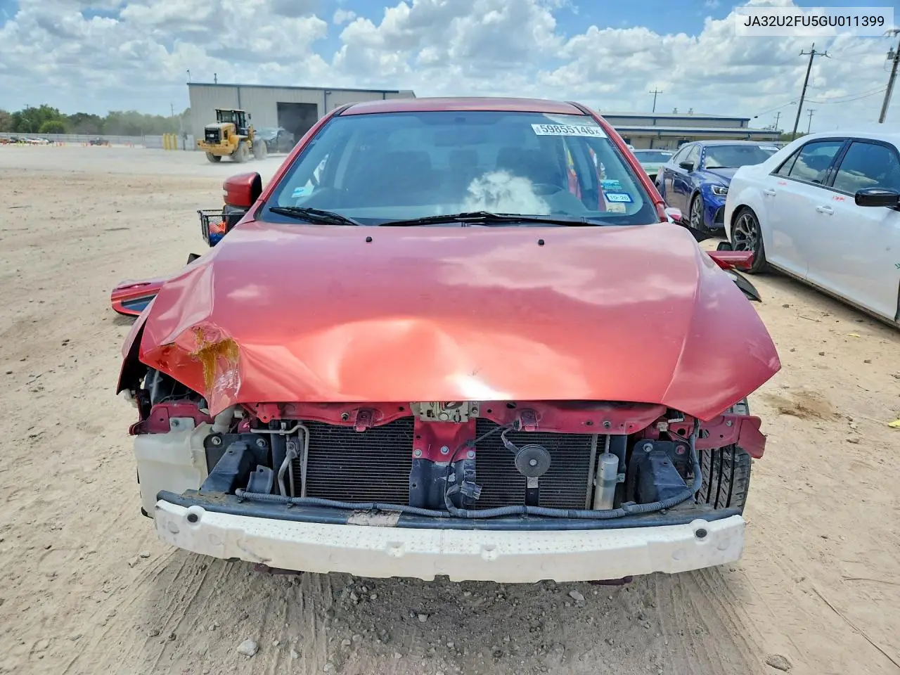 2016 Mitsubishi Lancer Es VIN: JA32U2FU5GU011399 Lot: 59855146