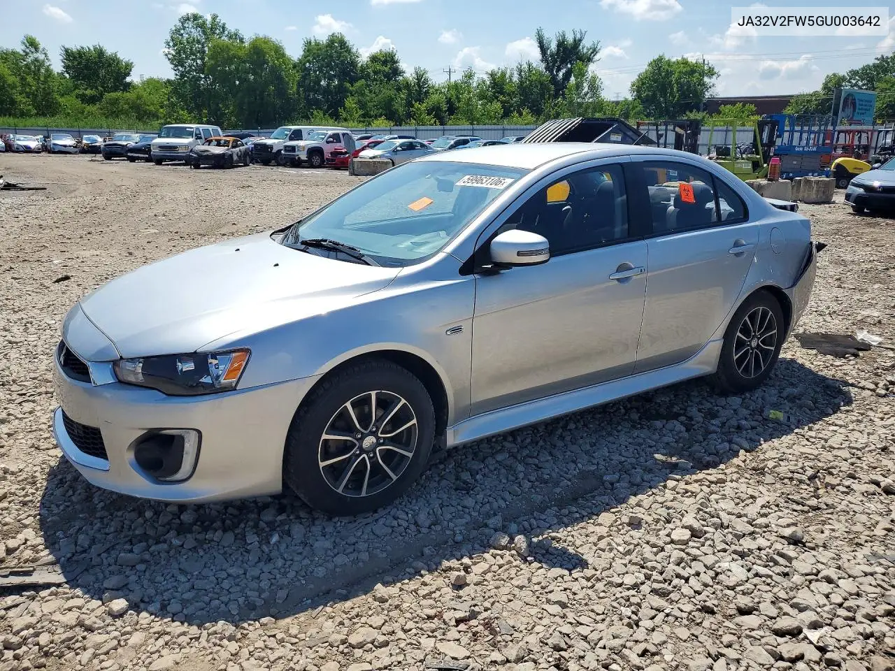 2016 Mitsubishi Lancer VIN: JA32V2FW5GU003642 Lot: 59963106