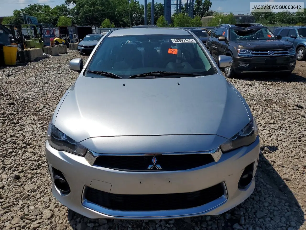2016 Mitsubishi Lancer VIN: JA32V2FW5GU003642 Lot: 59963106