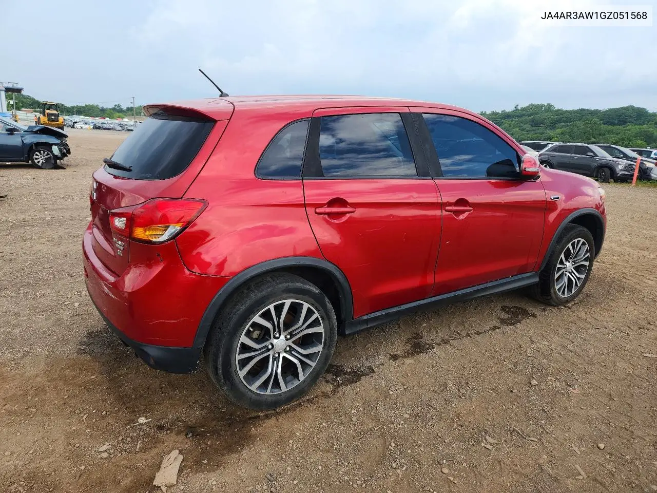 2016 Mitsubishi Outlander Sport Es VIN: JA4AR3AW1GZ051568 Lot: 60718556