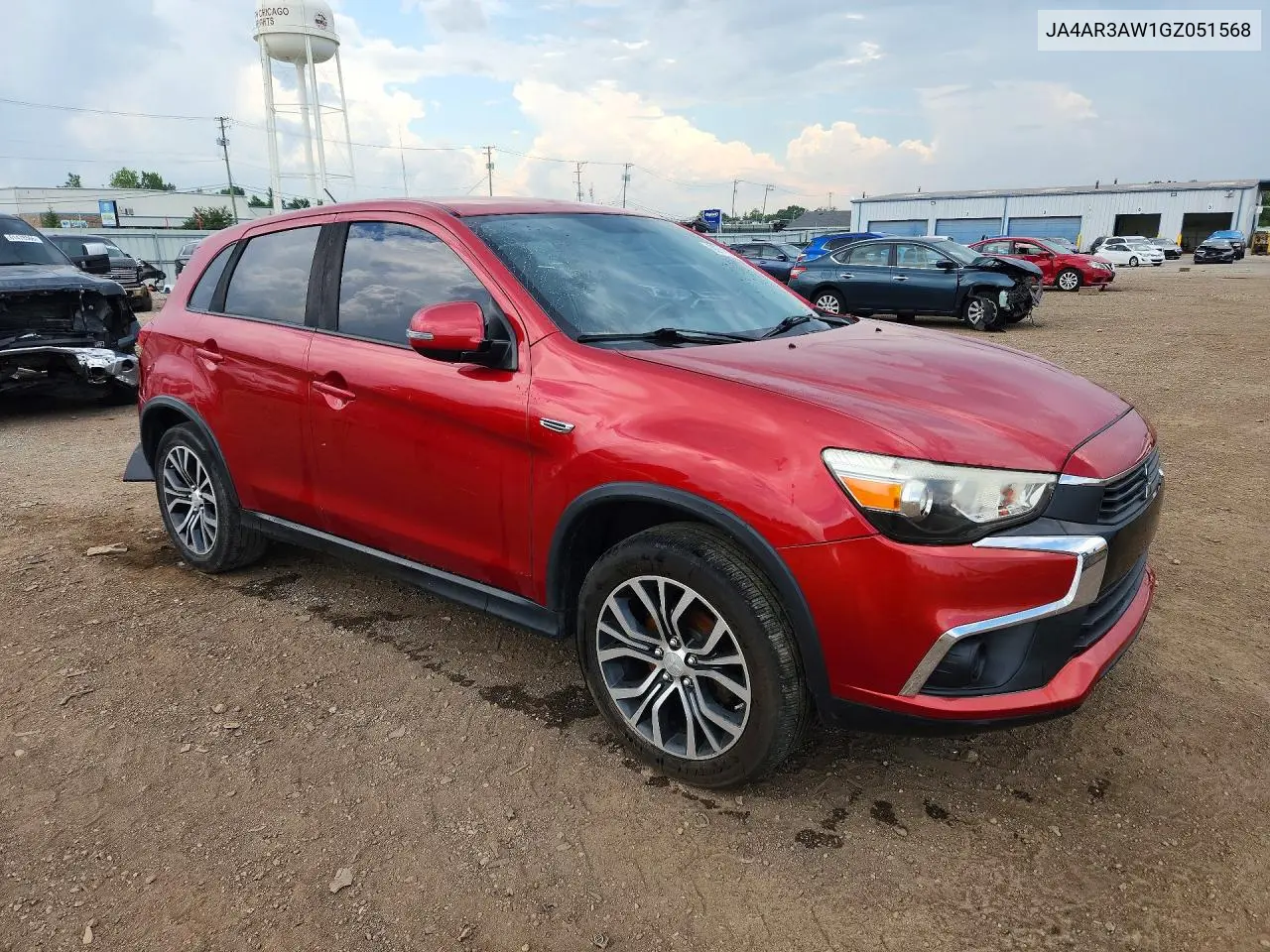 2016 Mitsubishi Outlander Sport Es VIN: JA4AR3AW1GZ051568 Lot: 60718556