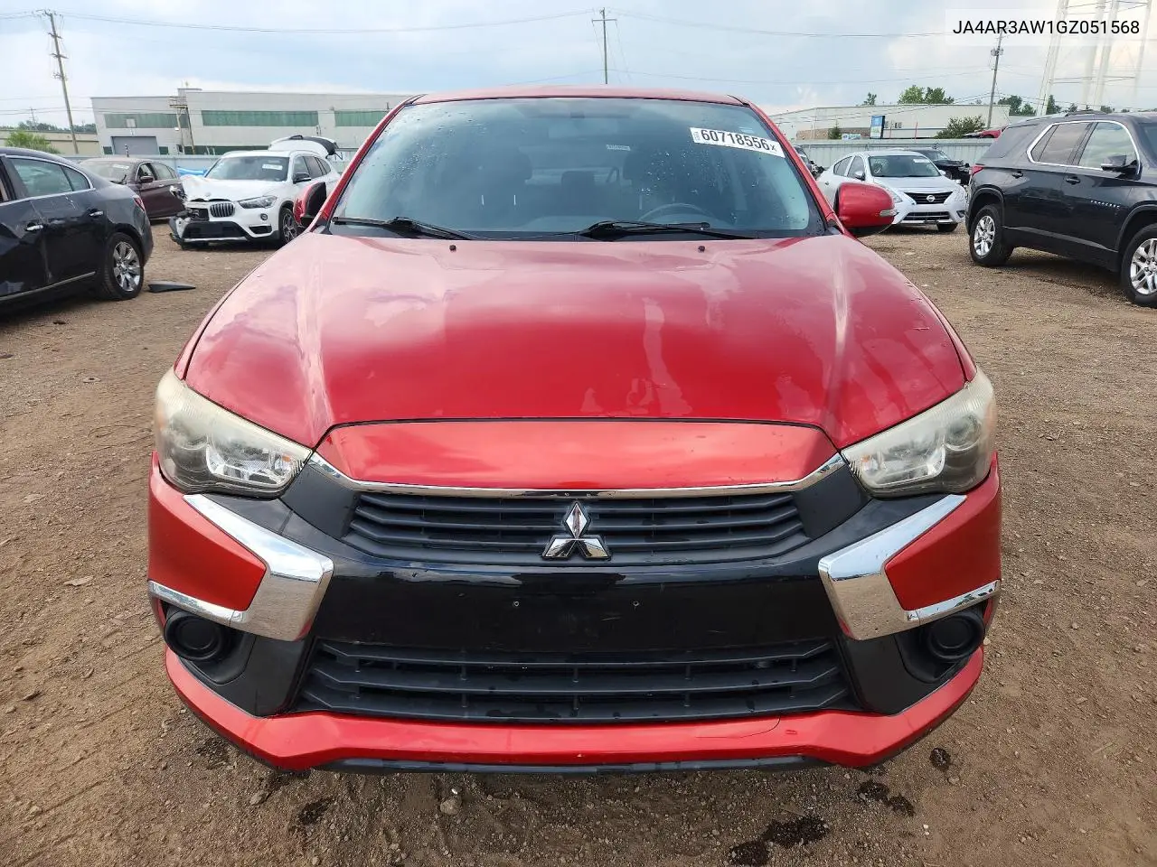 2016 Mitsubishi Outlander Sport Es VIN: JA4AR3AW1GZ051568 Lot: 60718556