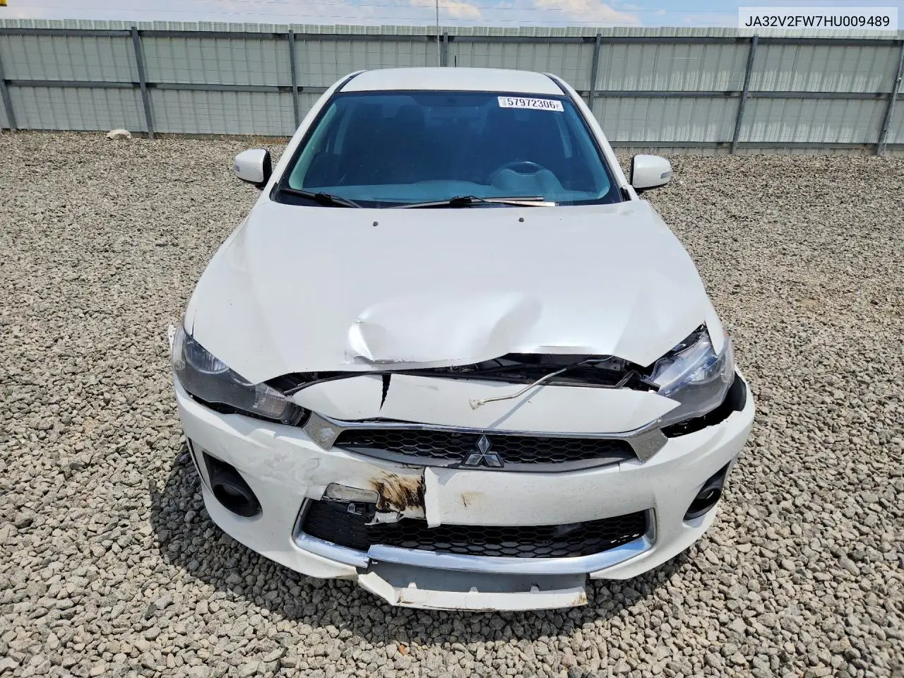 2017 Mitsubishi Lancer Es VIN: JA32V2FW7HU009489 Lot: 57972306