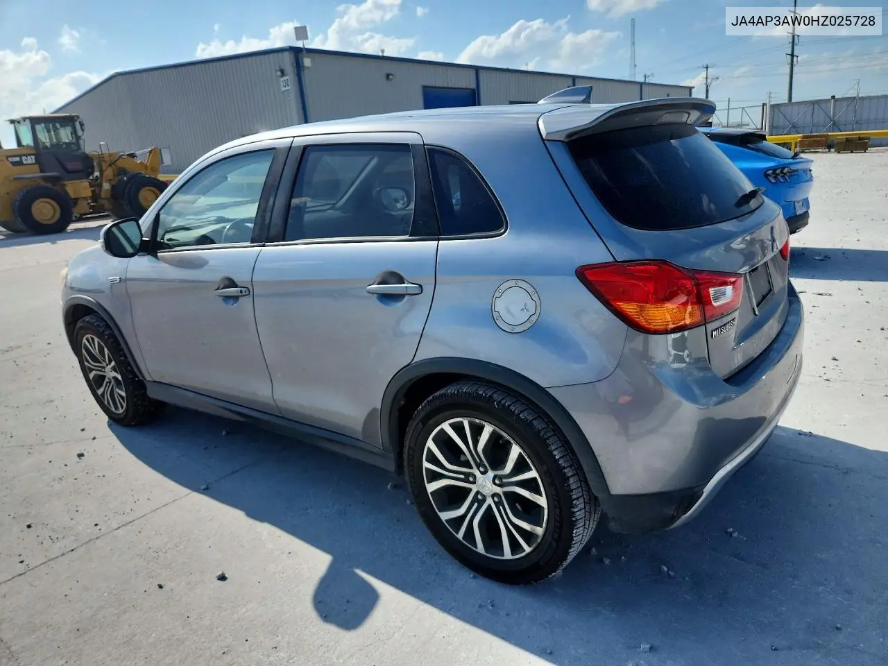 2017 Mitsubishi Outlander Sport Es VIN: JA4AP3AW0HZ025728 Lot: 58056646