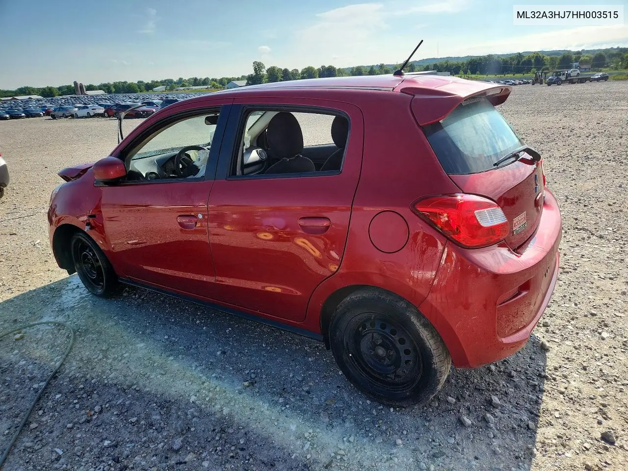 2017 Mitsubishi Mirage Es VIN: ML32A3HJ7HH003515 Lot: 58143626