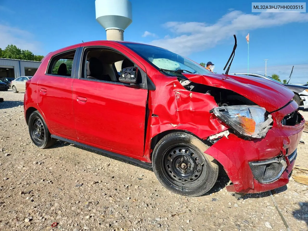 2017 Mitsubishi Mirage Es VIN: ML32A3HJ7HH003515 Lot: 58143626