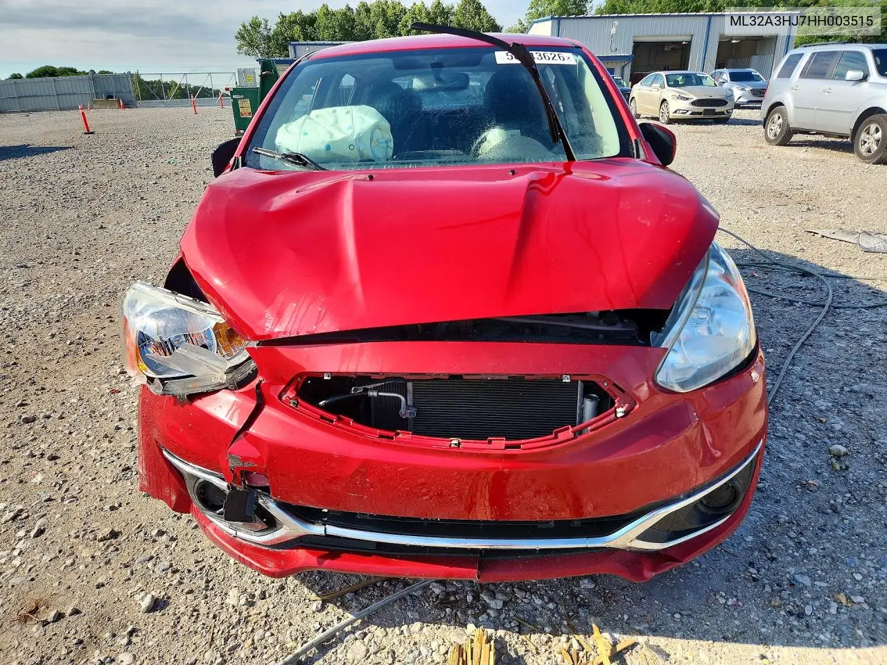 2017 Mitsubishi Mirage Es VIN: ML32A3HJ7HH003515 Lot: 58143626