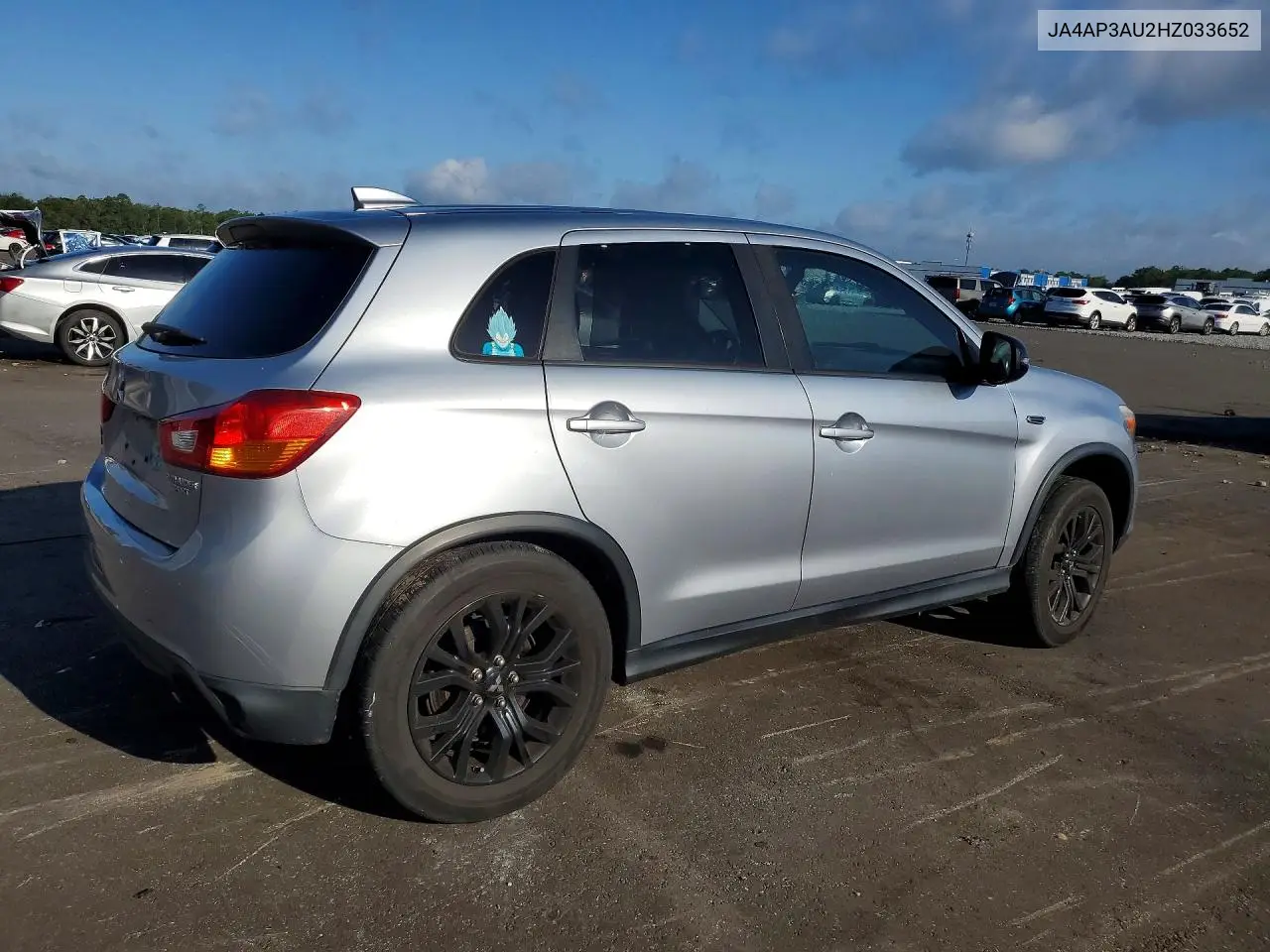 2017 Mitsubishi Outlander Sport Es VIN: JA4AP3AU2HZ033652 Lot: 58205416