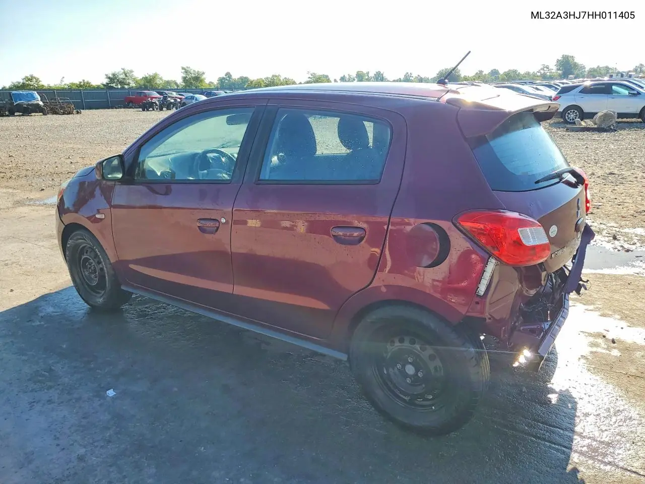 2017 Mitsubishi Mirage Es VIN: ML32A3HJ7HH011405 Lot: 58315236