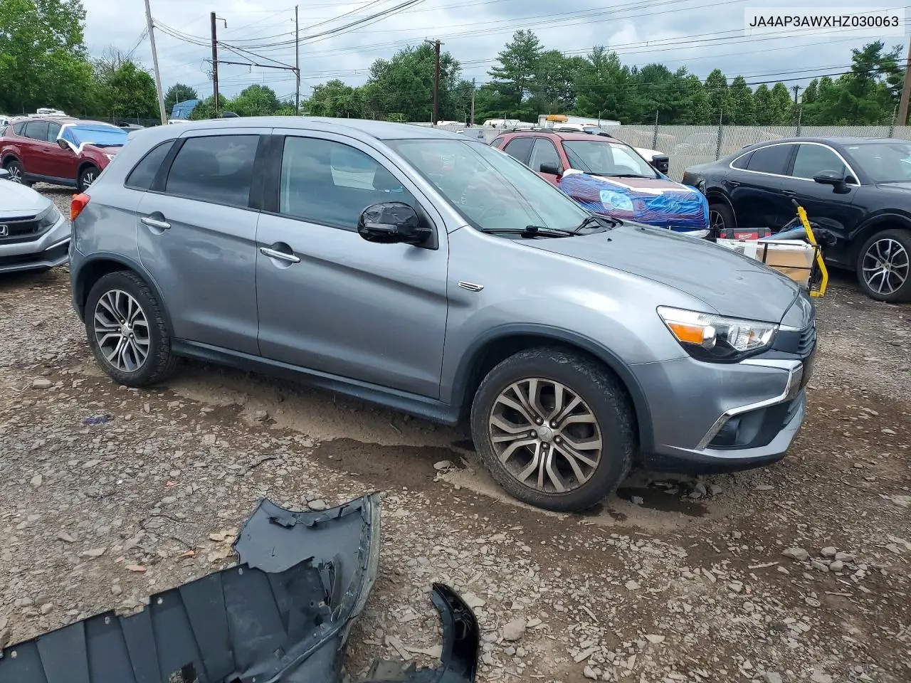 2017 Mitsubishi Outlander Sport Es VIN: JA4AP3AWXHZ030063 Lot: 61495586