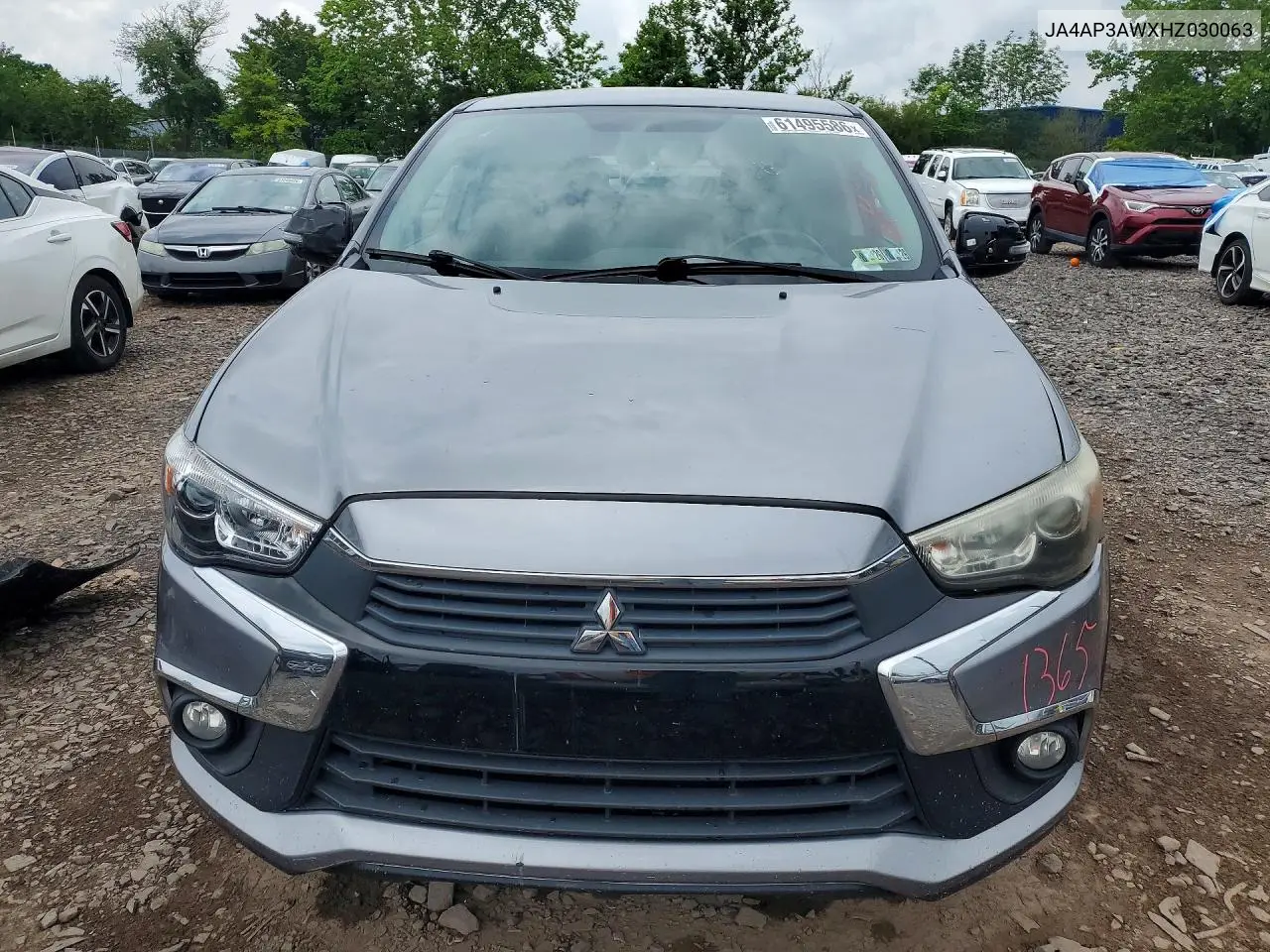 2017 Mitsubishi Outlander Sport Es VIN: JA4AP3AWXHZ030063 Lot: 61495586