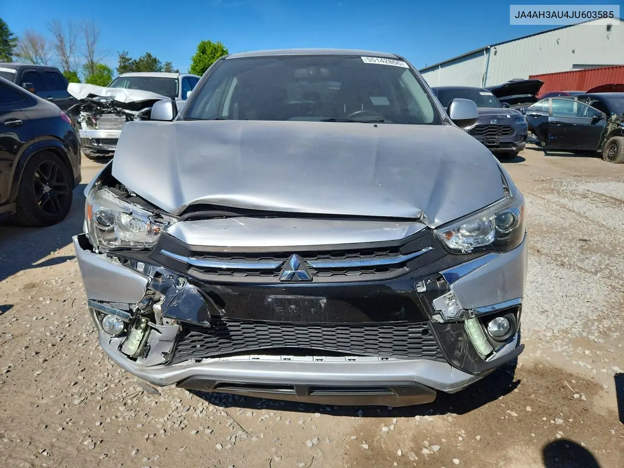 2018 Mitsubishi Rvr Se VIN: JA4AH3AU4JU603585 Lot: 55142866