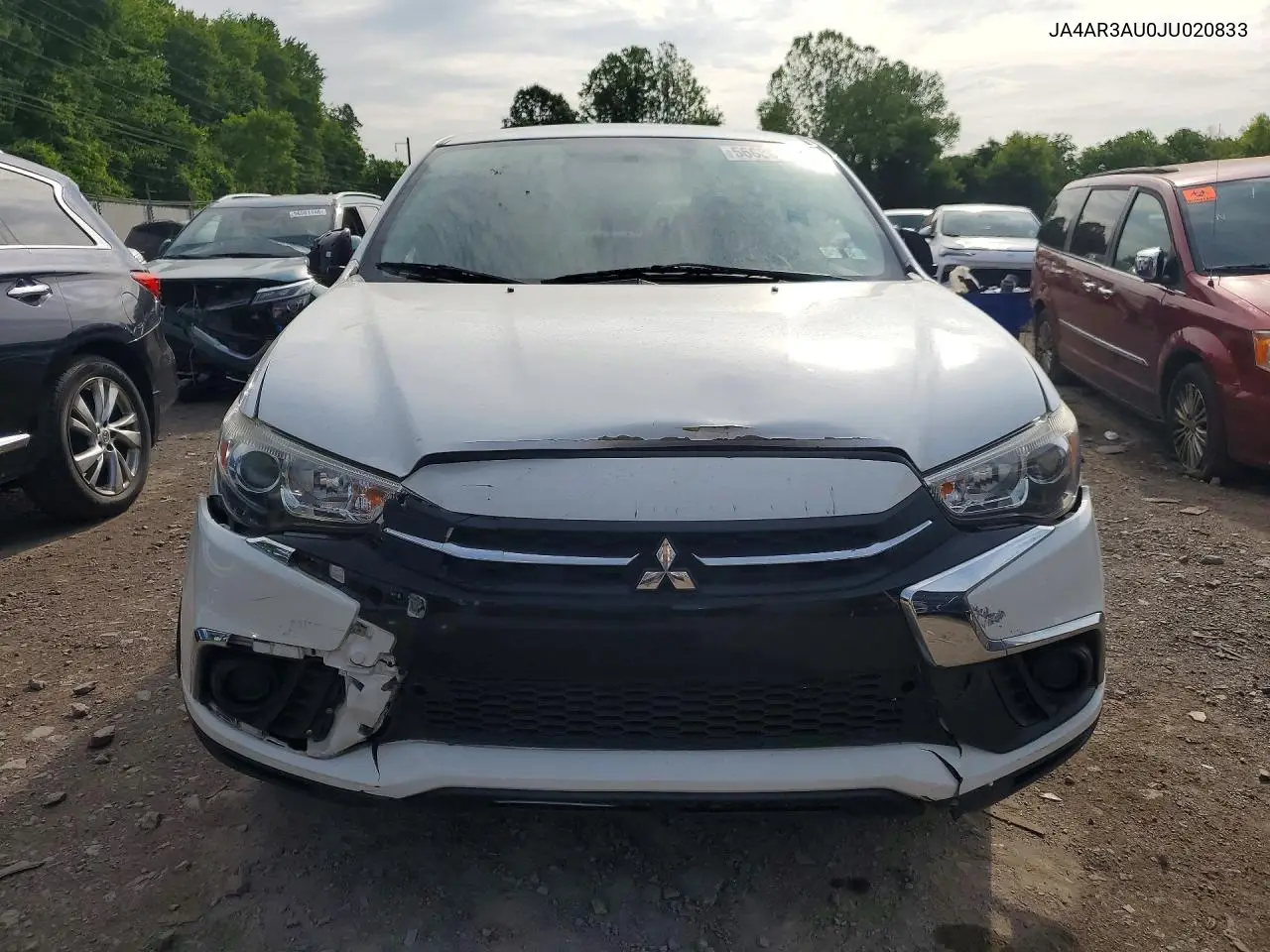 2018 Mitsubishi Outlander Sport Es VIN: JA4AR3AU0JU020833 Lot: 56680836