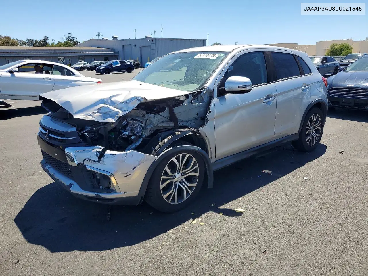 2018 Mitsubishi Outlander Sport Es VIN: JA4AP3AU3JU021545 Lot: 56774466