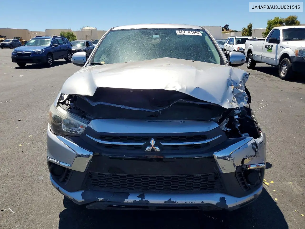 2018 Mitsubishi Outlander Sport Es VIN: JA4AP3AU3JU021545 Lot: 56774466