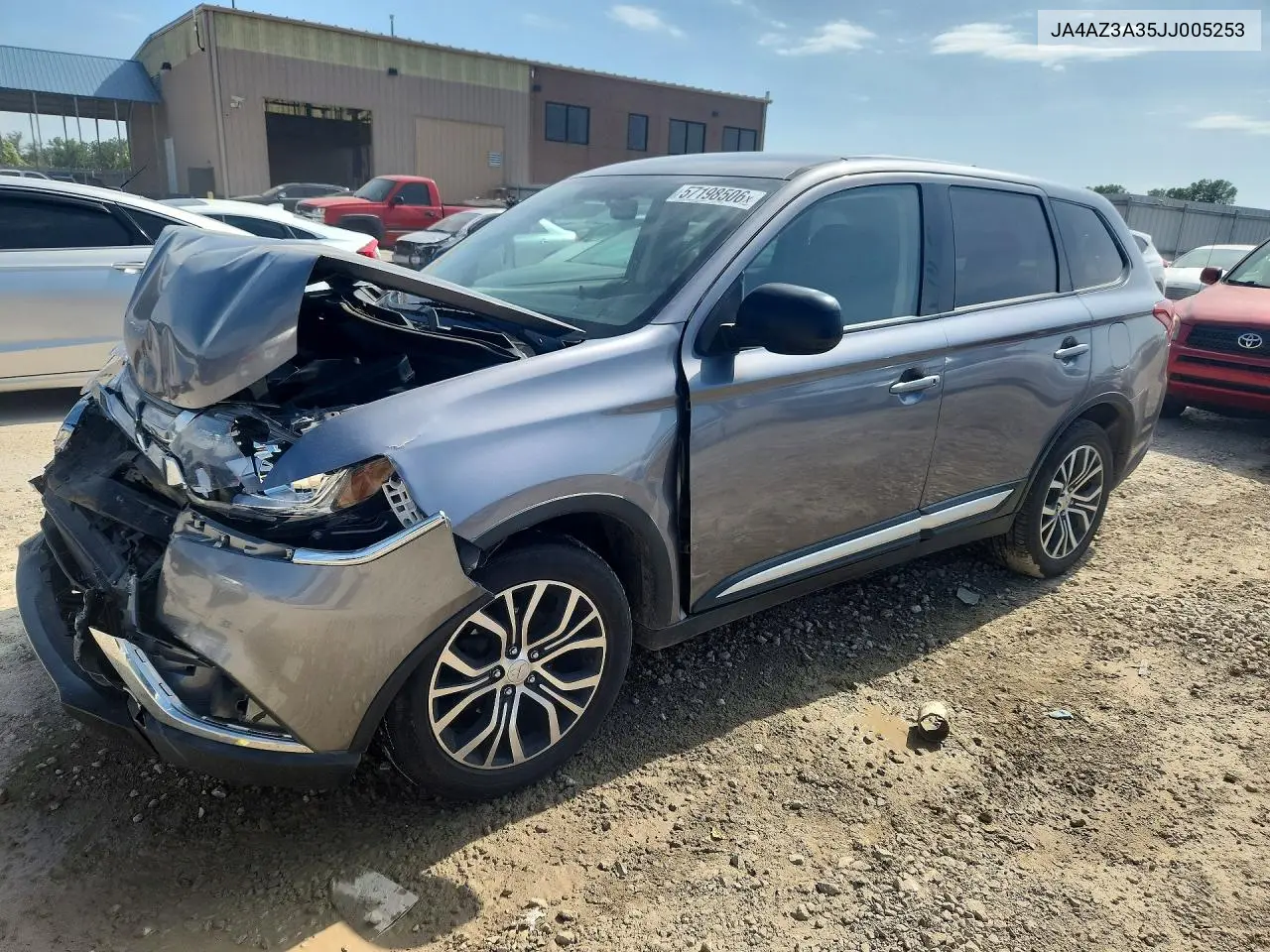2018 Mitsubishi Outlander Se VIN: JA4AZ3A35JJ005253 Lot: 57198506