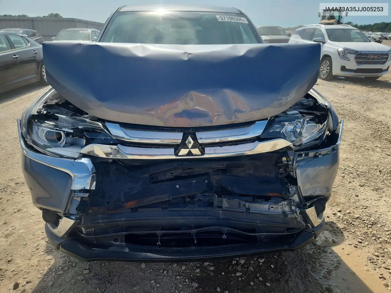 2018 Mitsubishi Outlander Se VIN: JA4AZ3A35JJ005253 Lot: 57198506