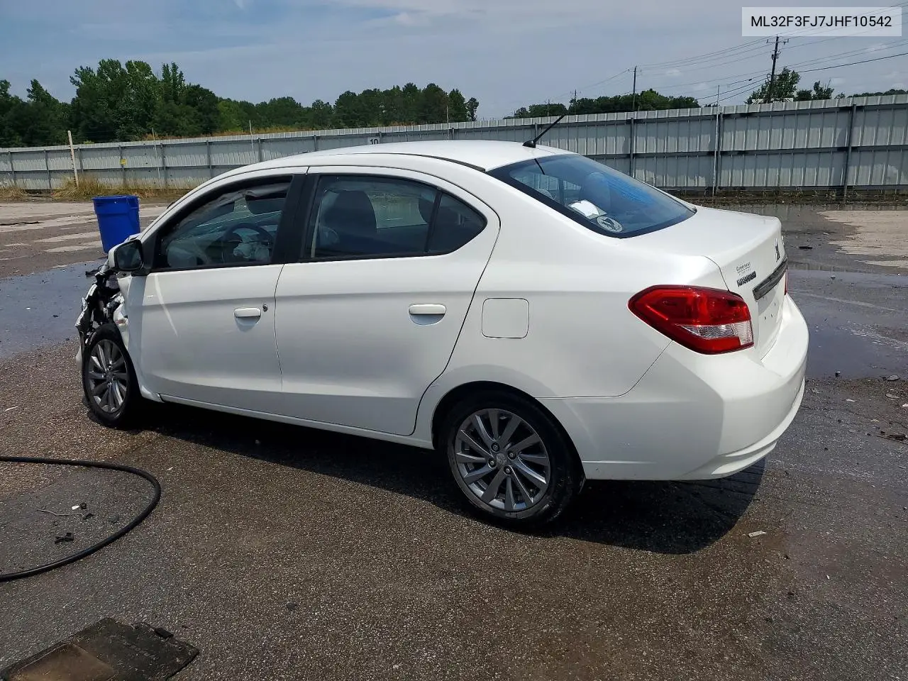 2018 Mitsubishi Mirage G4 Es VIN: ML32F3FJ7JHF10542 Lot: 57308096