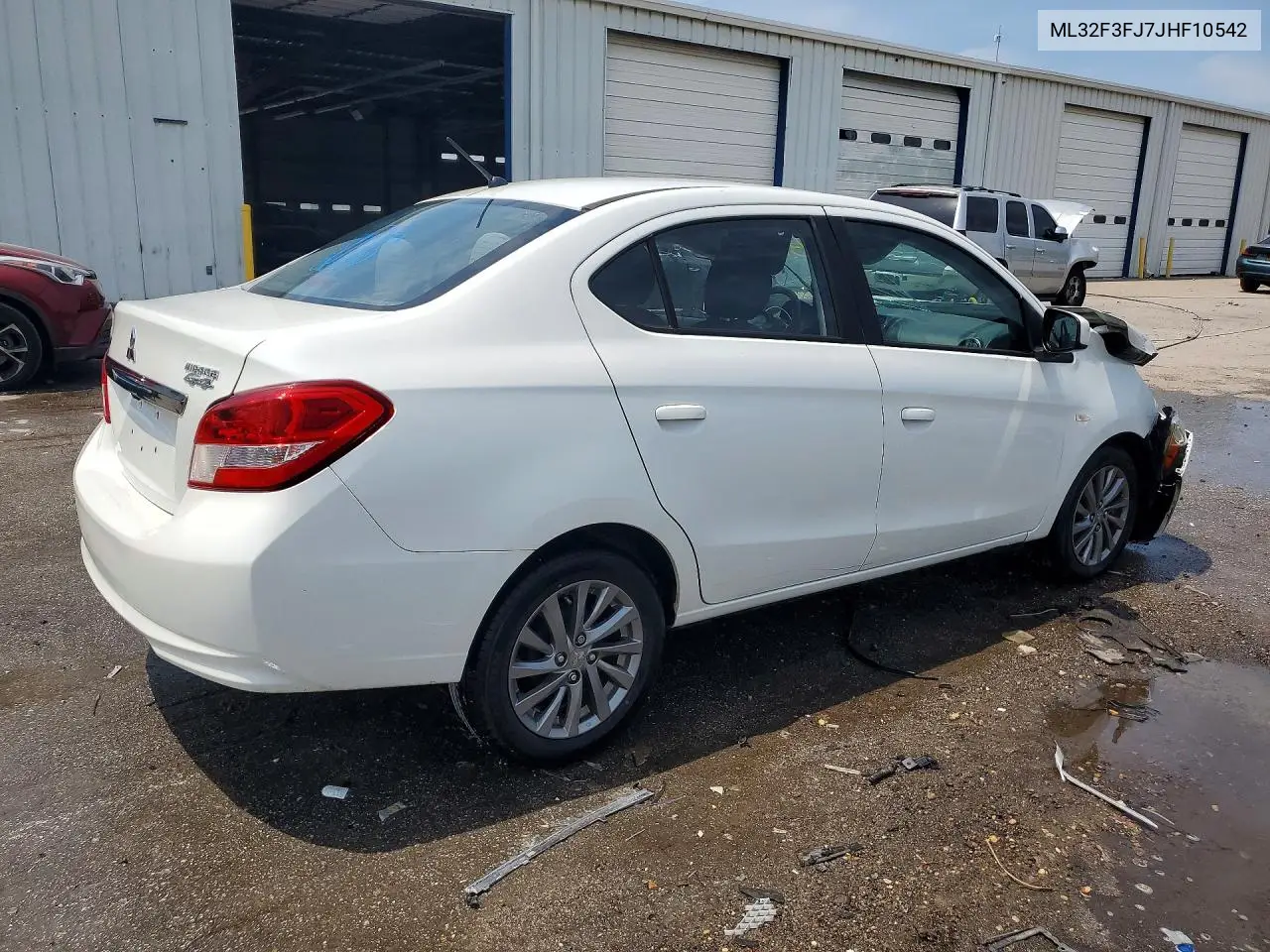 2018 Mitsubishi Mirage G4 Es VIN: ML32F3FJ7JHF10542 Lot: 57308096