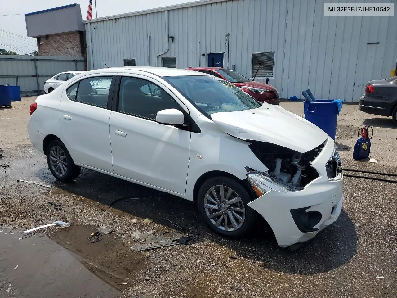2018 Mitsubishi Mirage G4 Es VIN: ML32F3FJ7JHF10542 Lot: 57308096