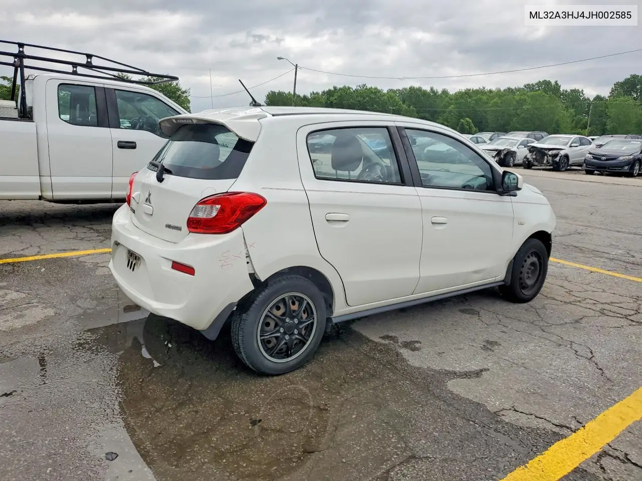 2018 Mitsubishi Mirage Es VIN: ML32A3HJ4JH002585 Lot: 57882936