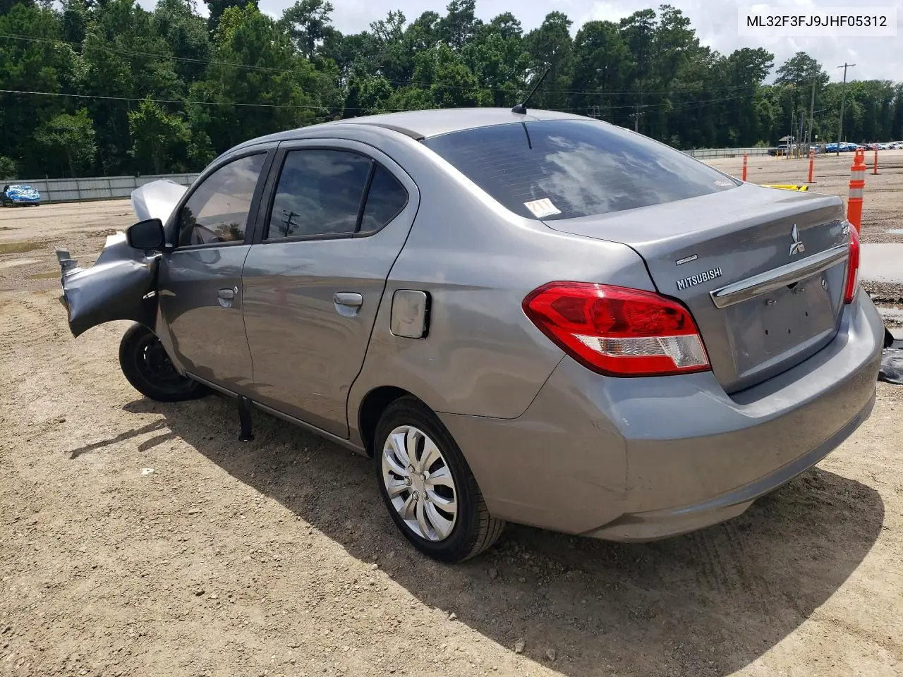 2018 Mitsubishi Mirage G4 Es VIN: ML32F3FJ9JHF05312 Lot: 58074486