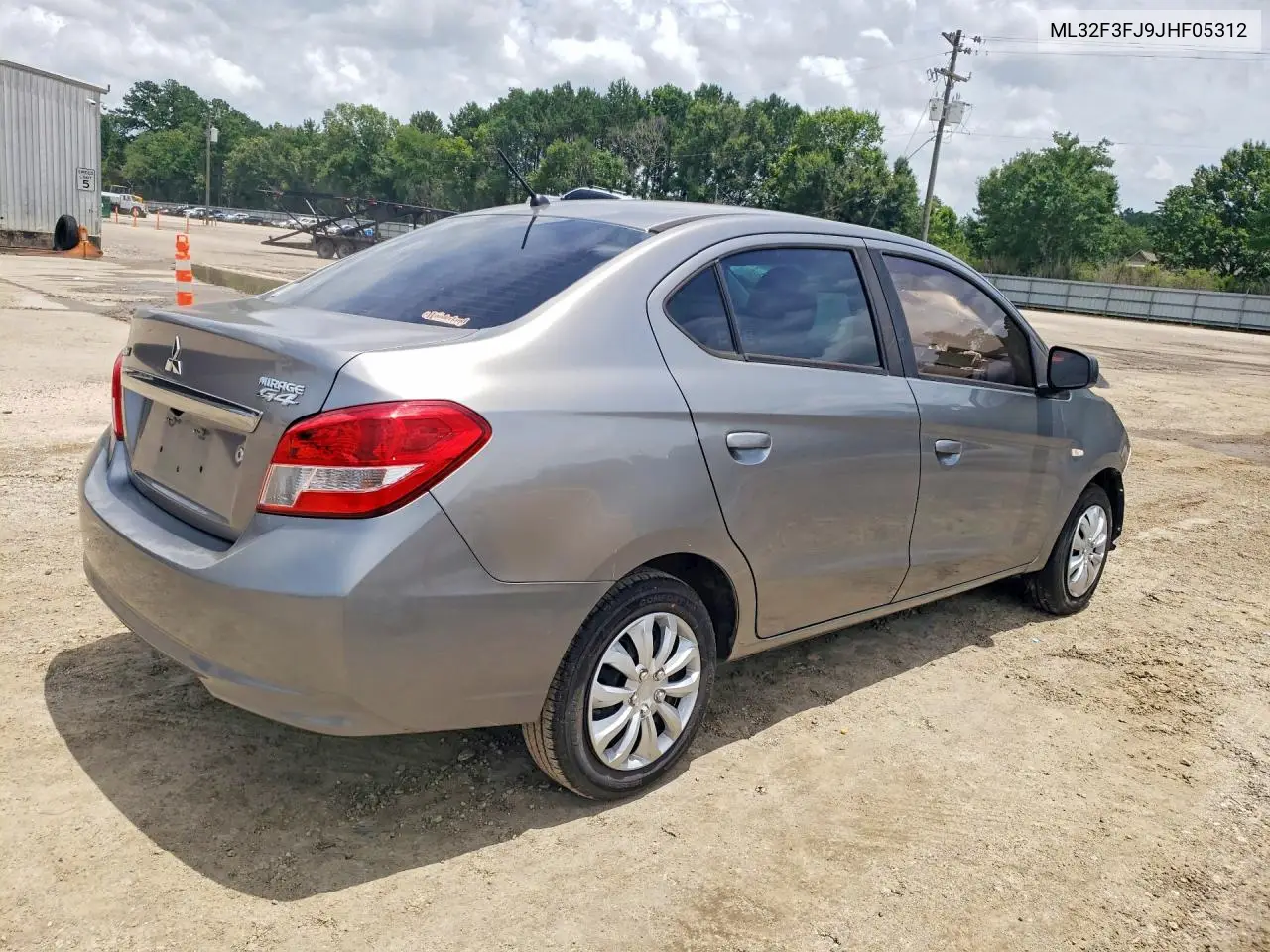 2018 Mitsubishi Mirage G4 Es VIN: ML32F3FJ9JHF05312 Lot: 58074486