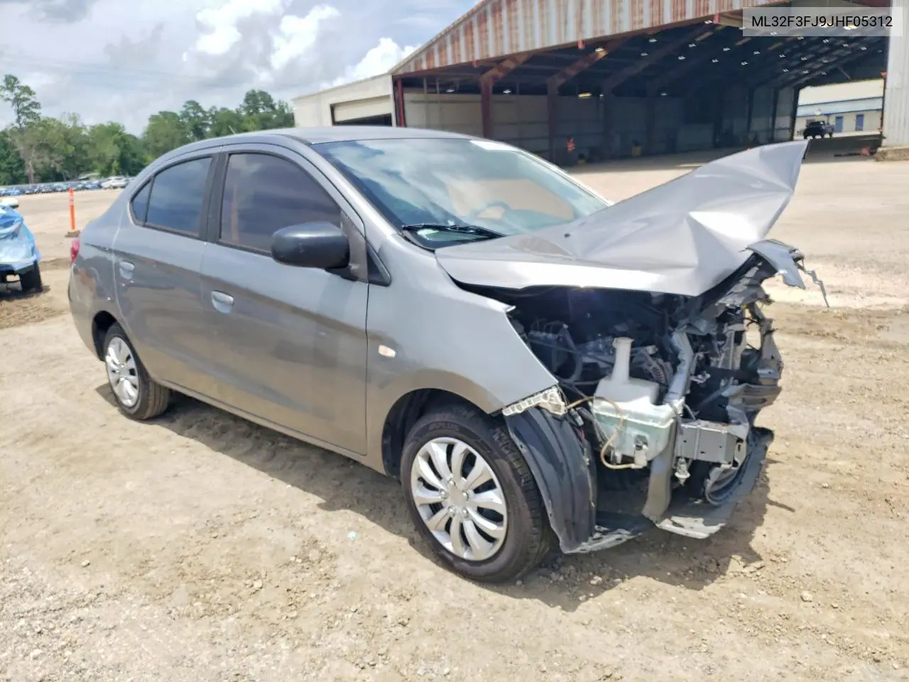 2018 Mitsubishi Mirage G4 Es VIN: ML32F3FJ9JHF05312 Lot: 58074486